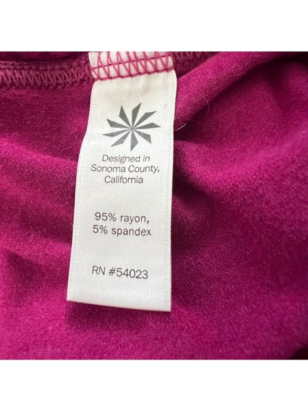 Vtg Athleta Pink Drawstring Beach Vacation Euro Summer Travel Midi M Athleisure - Picture 7 of 12